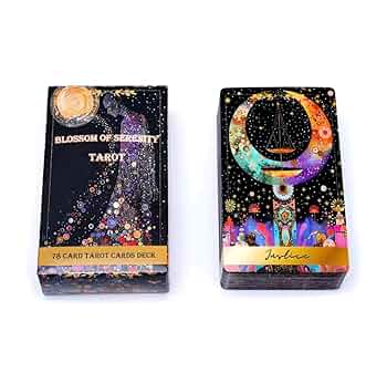 Amazon.co.jp: セレニティの花タロットカード, 78枚デッキ, 星空